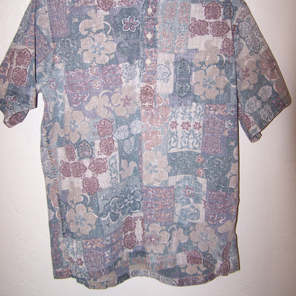 VINTAGE REYN SPOONER HAWAIIAN CAMP SHIRT S2887 - Picture 7 of 8